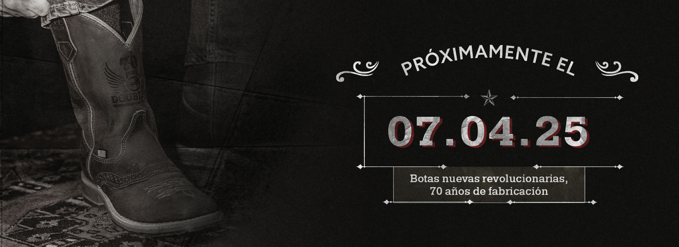 Próximamente El 07.04.25. Nuevas Botas Revolucionarias, 70 Años De Fabricación. La Bota Del 70 Aniversario Oscurecida.